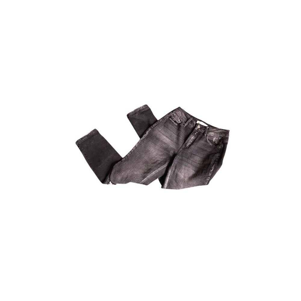 KanCan Black Distressed Skinny Jean - Picture 1 of 7